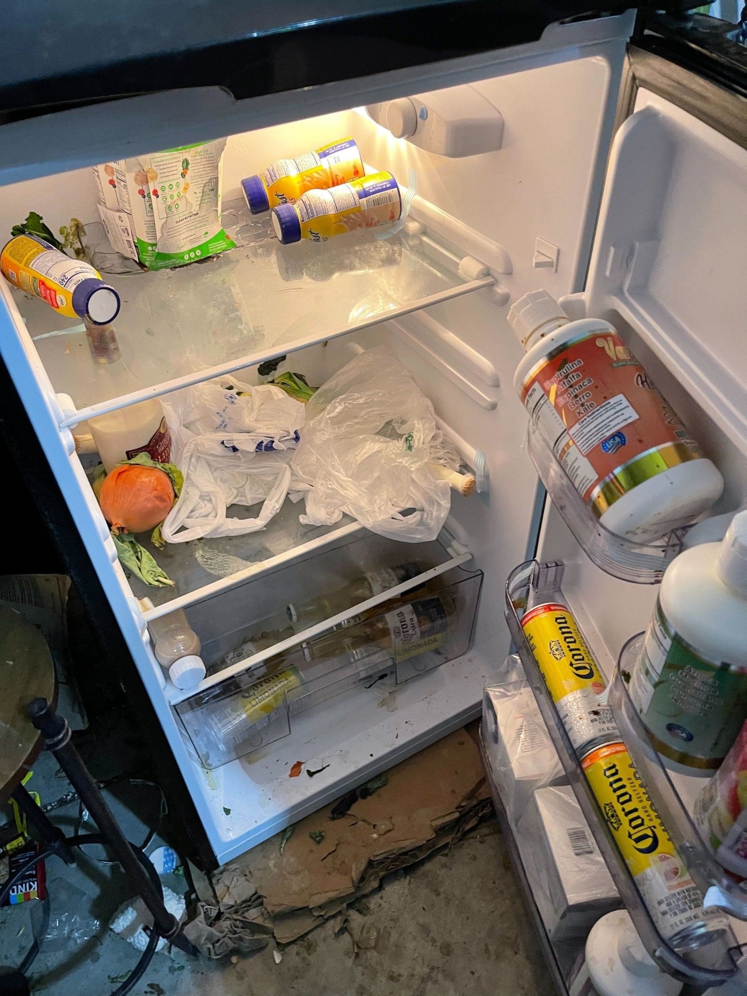 Before deep fridge cleaning service in Pickering