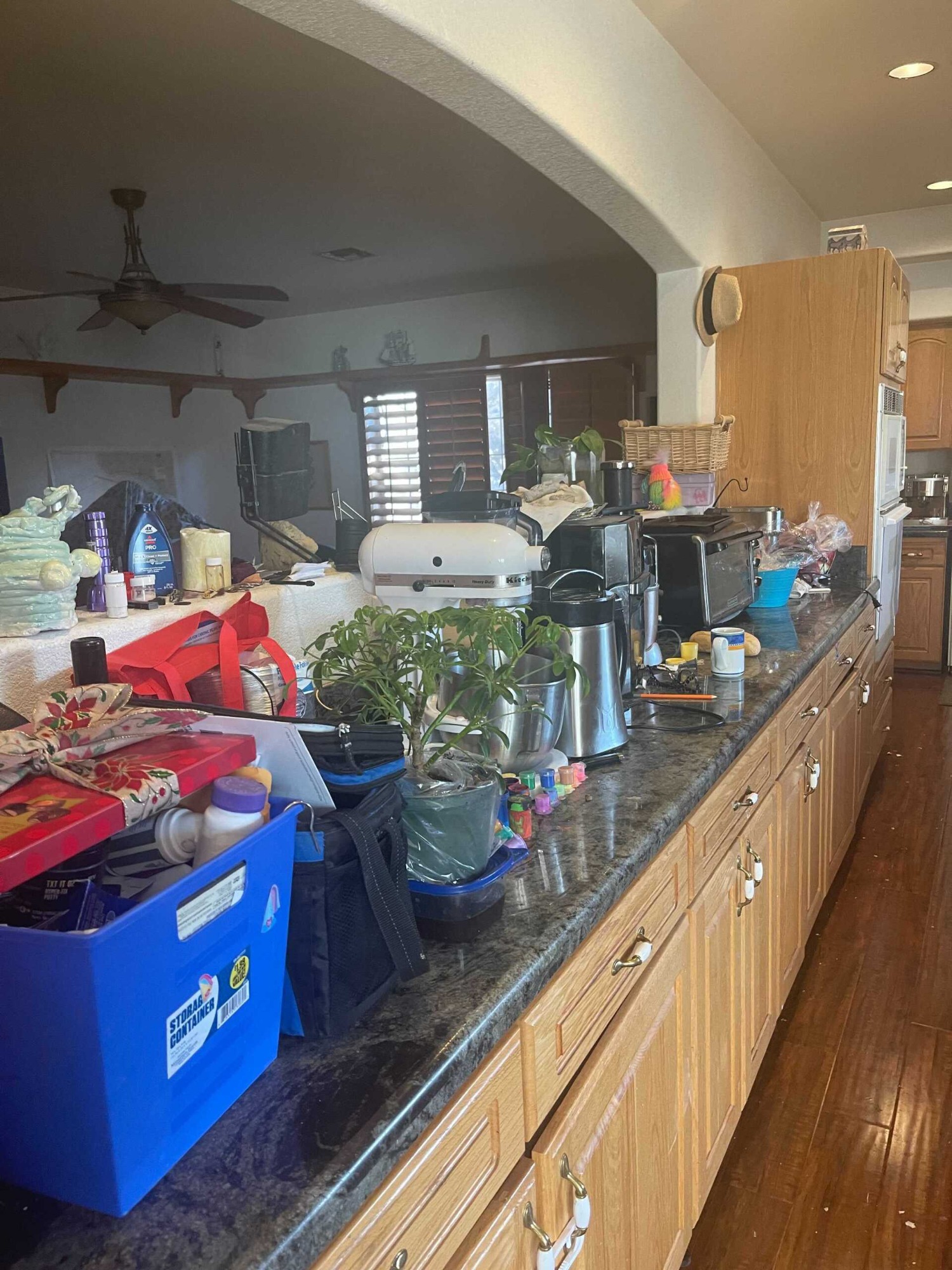 Before decluttering service in Pickering