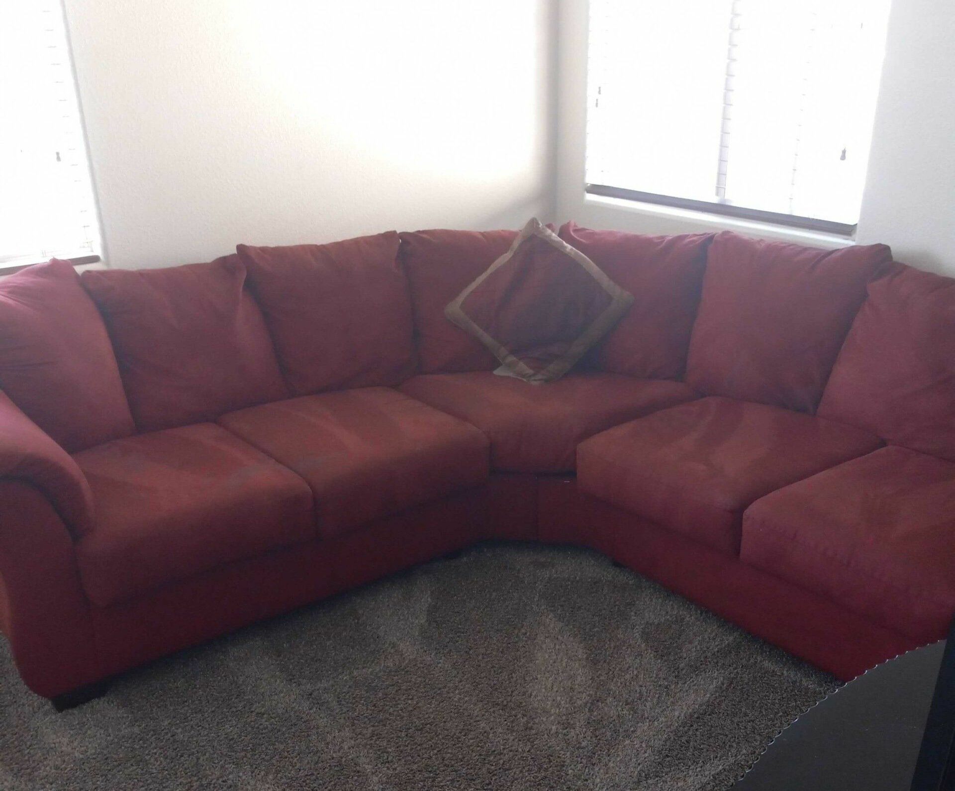 After living room cleaning service in Ajax