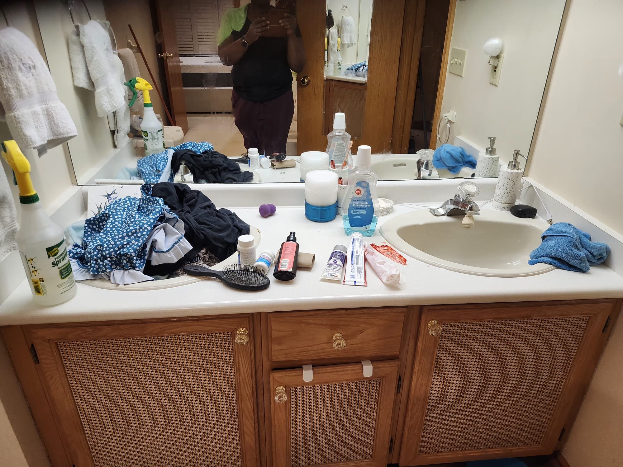 Bathroom before standard clean in Pickering